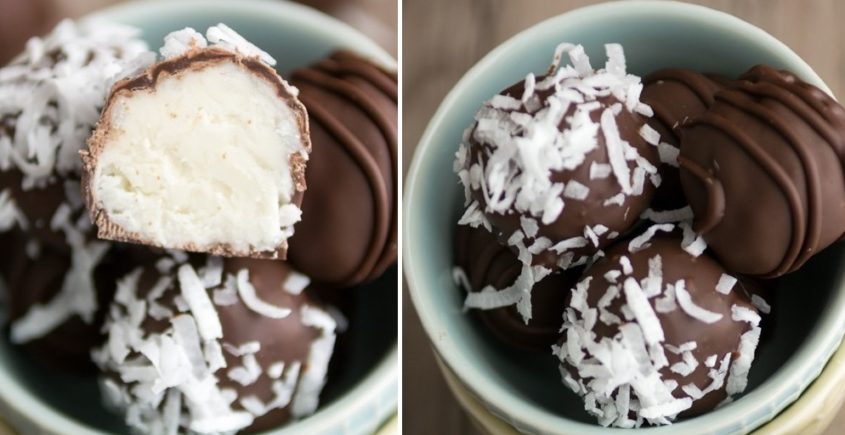 Čokoládovo-kokosové guľky
