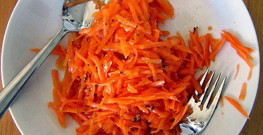 Lahodný mrkvový šalát