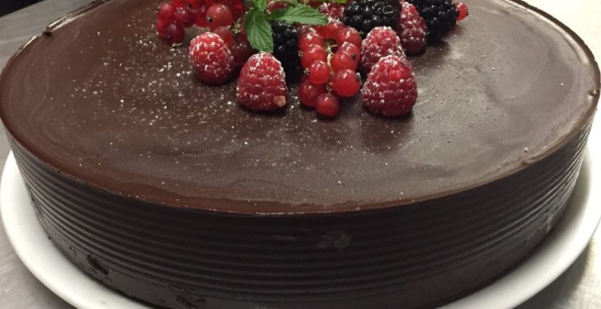 Čokoládová torta bez múky a cukru