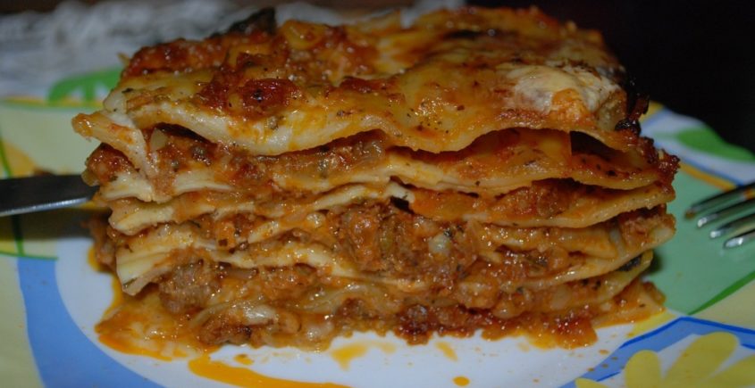 Lasagne s kuracím mäsom