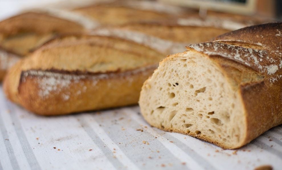 Toast plnený tvarohom