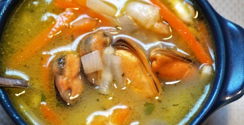 Tukožrútska zeleninová polievka