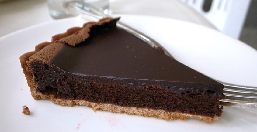 Nepečená čokoládovo-tvarohová torta