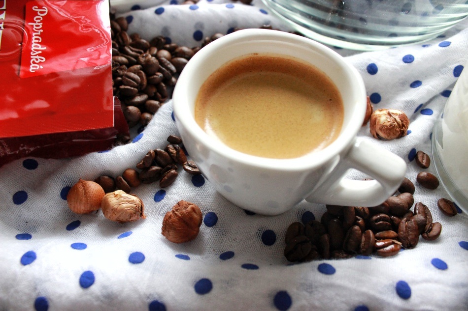 espresso na kávový krém