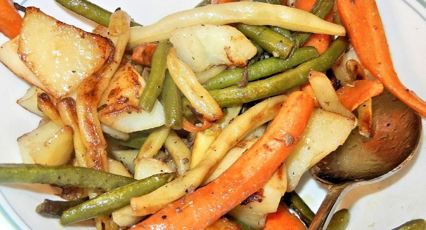 Pečená jesenná zelenina na jednom plechu