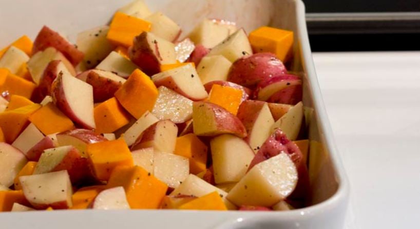 Pečená zelenina s tofu